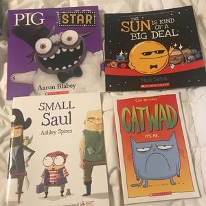 🎉3 for $10-  Kids funny picture books 4 in set (age 5-8)